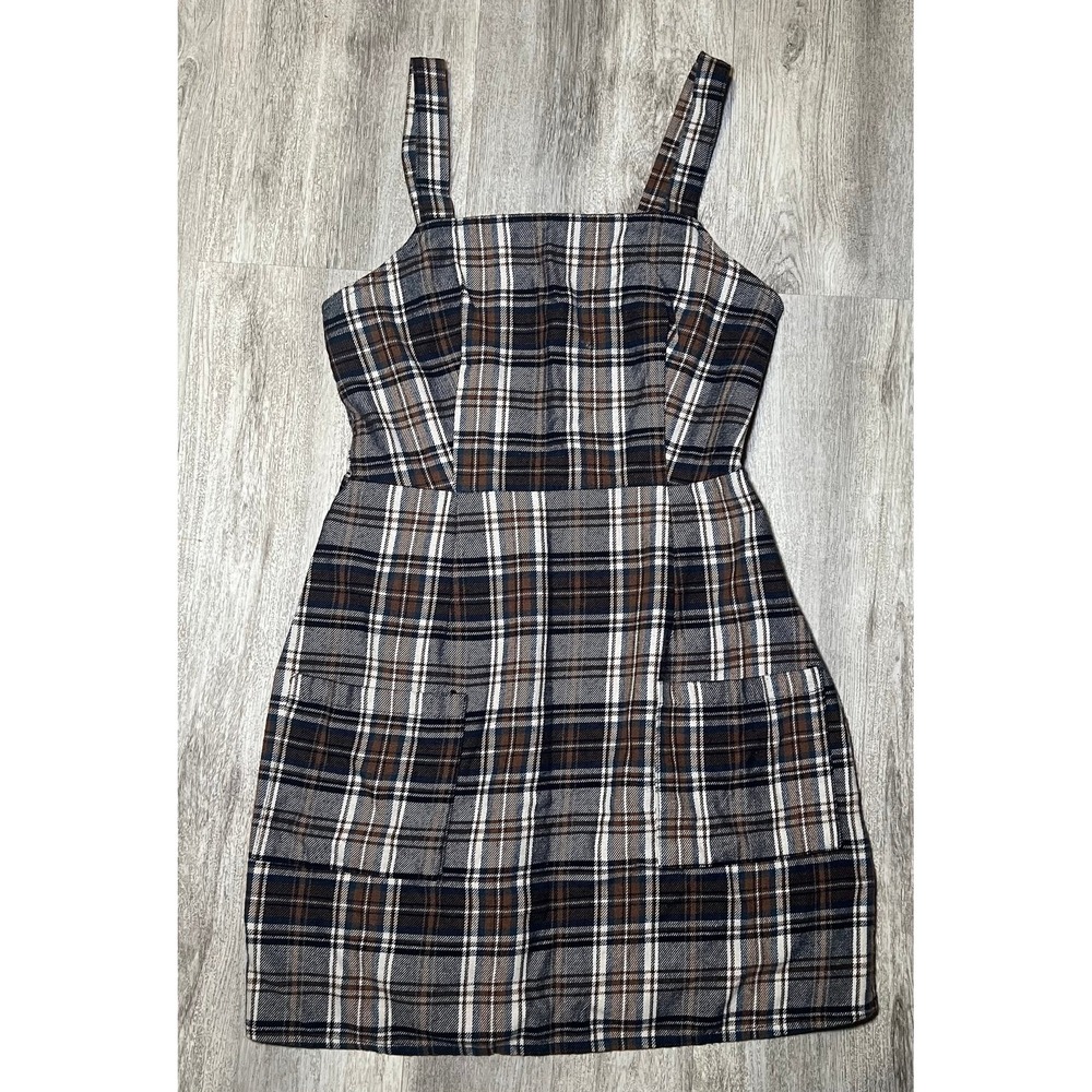 American Eagle Plaid dress size small‎